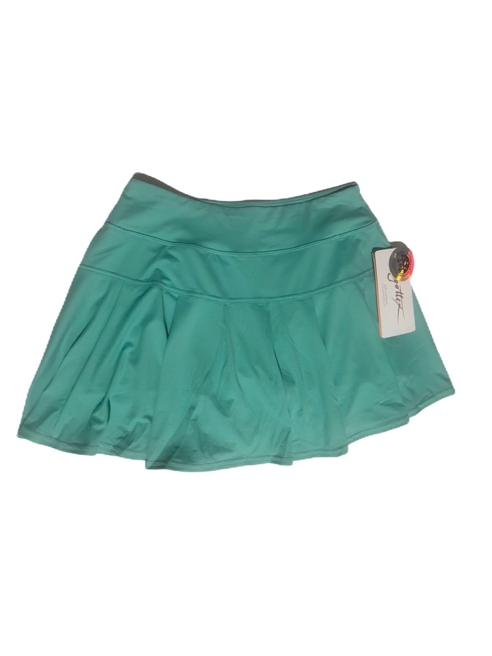 NWT X by Gottex Performance Tennis Golf Pickleball Skirt Skort Seafoam Green Med